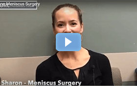 Patient Testimonial of Sharon Meniscus Surgery